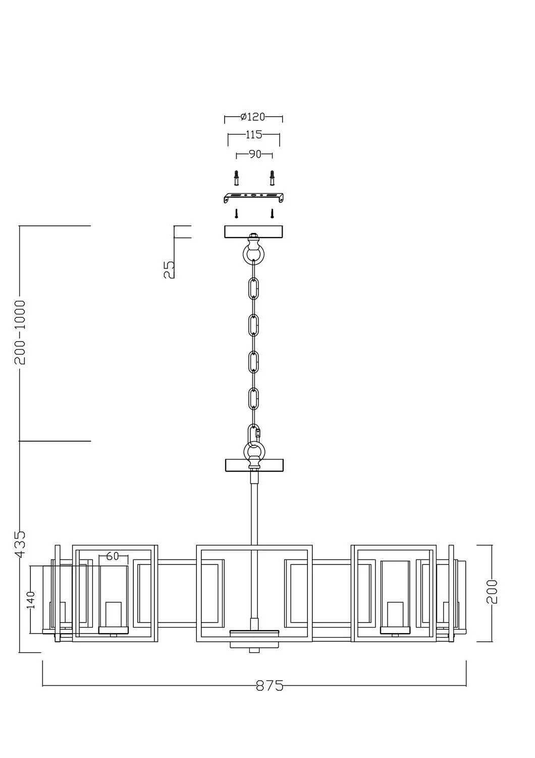 Подвесной светильник House Bowi, 8xE14 Золото (Maytoni, H009PL-08G) - Amppa.ru