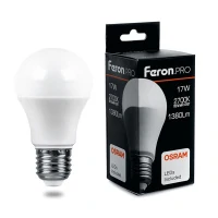 Лампа светодиодная Feron.PRO LB-1017 Шар E27 17W 175-265V 2700K, 38038