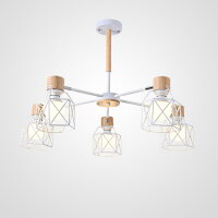 Потолочная люстра CORF B3 White 5 lamps (ImperiumLoft, 189479-26)