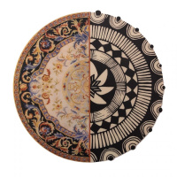 Салфетка под приборы Hybrid, Коричневый/Черный/ (Seletti, 07214)