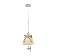 Подвесной светильник Elegant Bird, 1xE14, Белый, Бежевый (Maytoni, ARM013-PL-01-W)