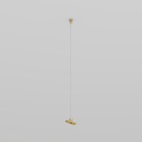 TR5718-SB Механический подвес для трека SHINE BASE, 48V DC, IP20, 2м, сатинированная латунь, алюминий