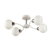 Люстра Потолочная Kodi Comfi, 4xe27, Белый; Хром (Lumion, 5647/4c)