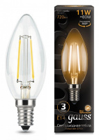 Лампа светодиодная Gauss LED Filament E14 11Вт 2700K 103801111