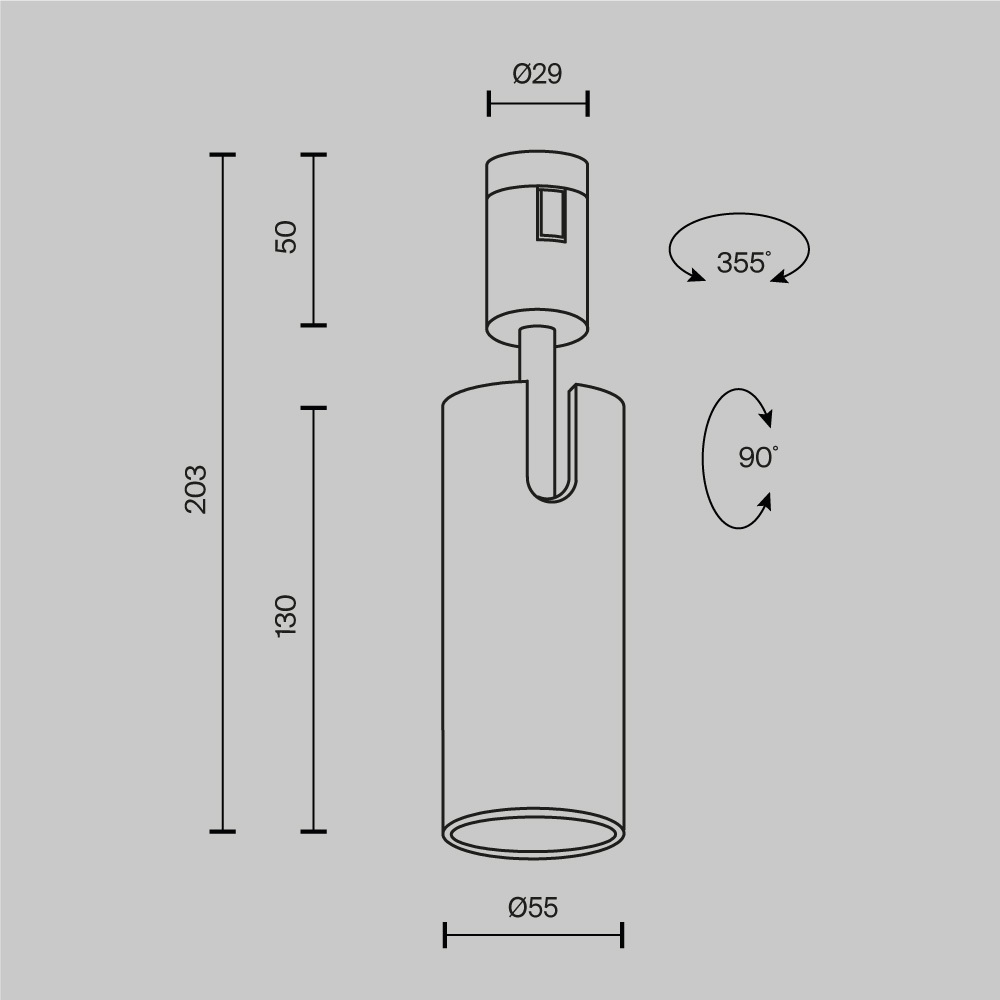 Трековый светильник Магнитная модульная трековая система FLARITY Focus Led, LED 12W, 4000K, Латунь (Maytoni Technical, TR144-1-12W4K-W-BS) - Amppa.ru