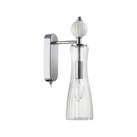 Бра Emily Neoclassi, 1xE14, Хром; Белый (Lumion, 8268/1w)