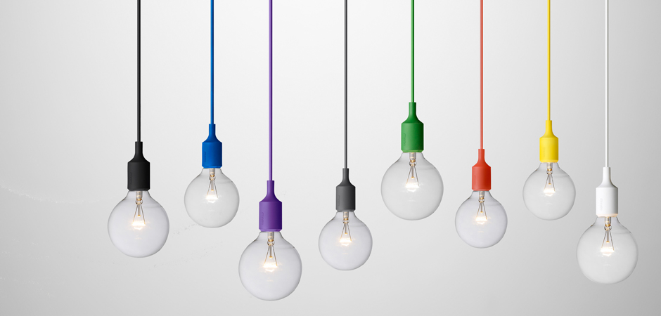 Подвесной светильник Muuto E27 Blue