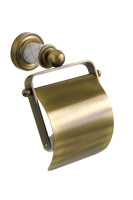 Держатель для туалетной бумаги с крышкой BOHEME Murano 10901-BR