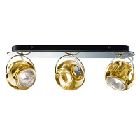 Настенный/Потолочный светильник Beluga, Желтый/Хром (Fabbian, D57G2504)