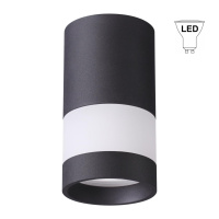 Светильник Накладной Elina Over, 1xGU10, Черный (Novotech, 370680)