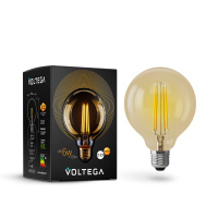 Лампочка Loft LED Globe,E27 2800K, Тонированный (Voltega, 7084)