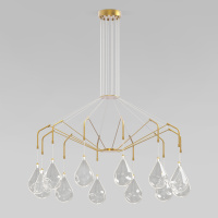 Умная подвесная люстра 201002/12 латунь (Eurosvet, a071499)