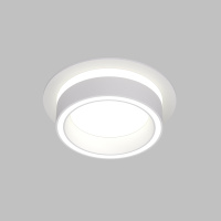 DK2100-WH Встраиваемый светильник NIKO, IP 20, до 15 Вт, GX53, LED, белый, акрил, алюминий